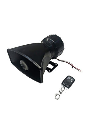 Oto Polis Sireni Uzaktan Kumandalı 4 Sesli 12 Volt 50 Watt