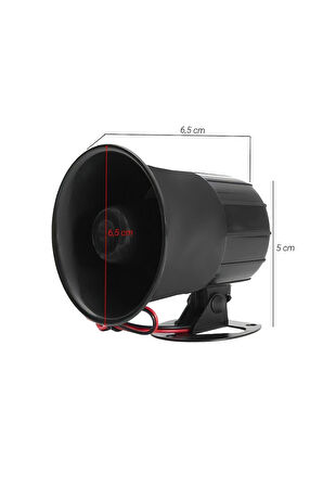 Oto Alarm Sireni 6 Sesli 12 Volt 20 Watt 120 Db