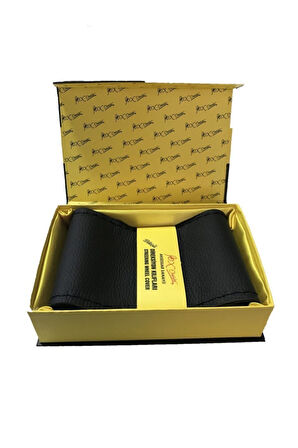 Peugeot 306 93-02 Dikmeli Hakiki Deri Direksiyon Kılıfı Siyah