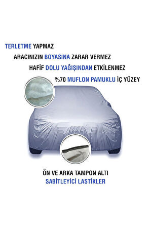 Coptiauto Hyundai Tucson Branda Lüks %70 Müflonlu Doludan Etkilenmez No:4a