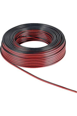 Çiftli Kablo Tesisat Hoparlör Kablosu 2 X 0.75 Elektrik Kablosu 5 Metre Fiyatıdır