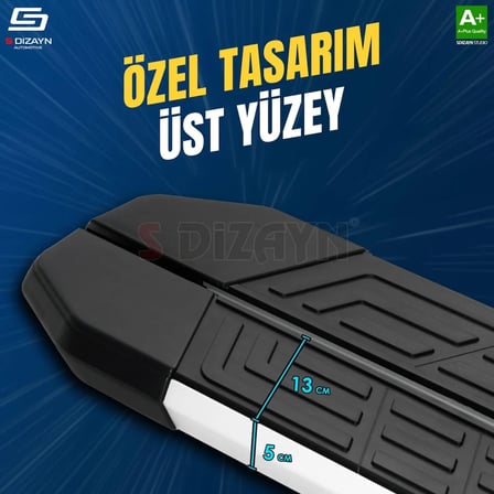 S-Dizayn Fiat Ulysse Kısa Şase NewLine Aluminyum Yan Basamak 213 Cm 2022 Üzeri A+ Kalite