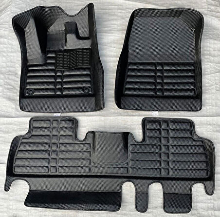 Volkswagen Taigo 2023 Sonrası 5D Havuzlu Karbon Dizayn Paspas Seti