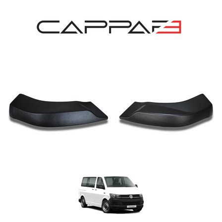 Volkswagen Transporter T6 2015-2020 Yıl Aralığı Uyumlu Ön Difüzör 3 Parça