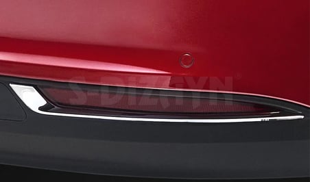 S-Dizayn Fiat Egea SD Arka Reflektör Çerçevesi 2 Prç. 2015 Üzeri (Mat Krom)