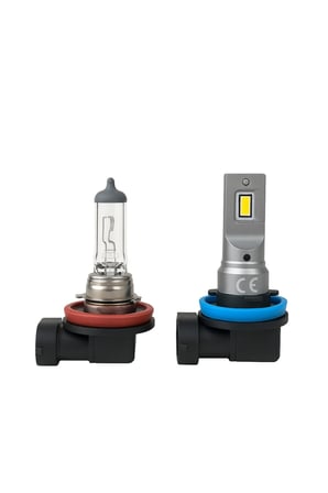 MERCEDES BENZ C Class 2007-2014 ile uyumlu Mini H11 Sis Lambası 16000 lumens
