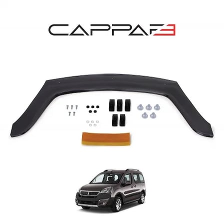 Drs Tuning Peugeot Partner Tepee 2015-2018 Yıl Aralığı Uyumlu Ön Kaput Rüzgarlığı 4mm