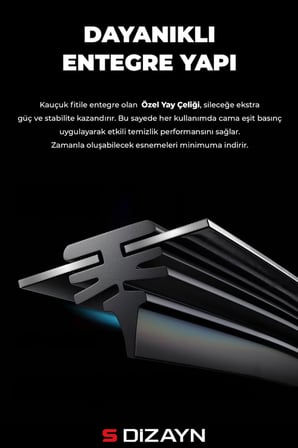 S-Dizayn Opel Corsa E Ön Cam Silecek Seti 2014-2019 Premium Araca Özel 65-40 Cm  A+ Kalite