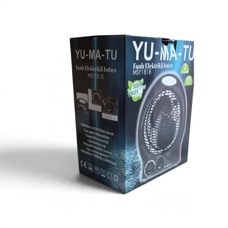 Yu-ma-tu MSY1818 2000 W Fanlı Elektrikli Isıtıcı 2 Yıl Garantili