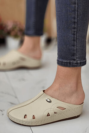 Lisa Kadın Sabo Medikal Doktor Hemşire Hastane Tam Ortopedik Önü Kapalı Ev Dışarı Terlik