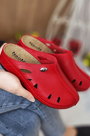 Lisa Kadın Sabo Medikal Doktor Hemşire Hastane Tam Ortopedik Önü Kapalı Ev Dışarı Terlik