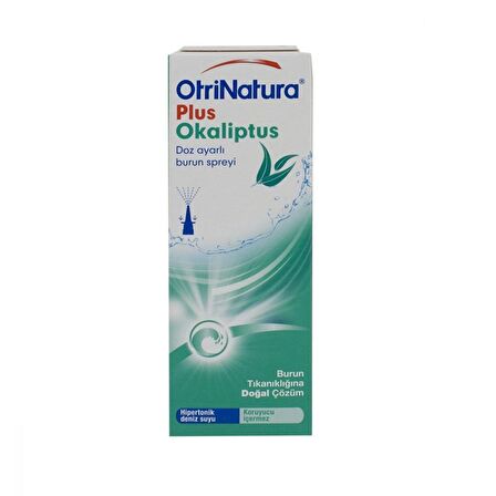 Otrinatura Plus Okaliptus Burun Tıkanıklığına Karşı Sprey 20 Ml