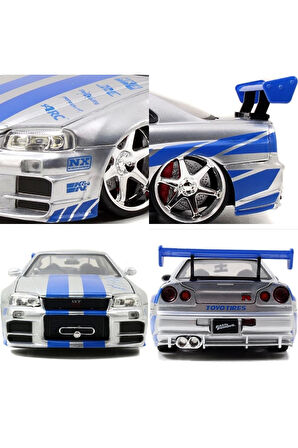 Simba 3203058 Fast & Furıous 1:24 Brıan's Nıssan Skylıne Gt-