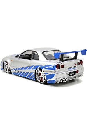 Simba 3203058 Fast & Furıous 1:24 Brıan's Nıssan Skylıne Gt-