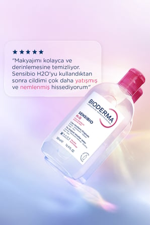 Bioderma Sensibio H2O Micellar Makyaj Temizleme Suyu 2'li Set Hassas ve Tüm Ciltler Yüz ve Göz Çevresi 500ml