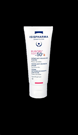 Isis Pharma Ruborıl Expert 50+ Faktör Pürüzsüzleştirici Hassas Ciltler İçin Renkli Güneş Koruyucu Krem 40 ml