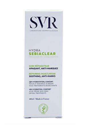 Svr Sebiaclear Hydra Tüm Cilt Tipleri İçin Su Bazlı Yağsız Nemlendirici Yüz Bakım Kremi 40 ml