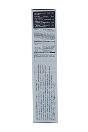 Svr Clairial CC 50+ Faktör Hassas Ciltler İçin Leke Karşıtı Renkli Yüz Güneş Koruyucu Krem 40 ml