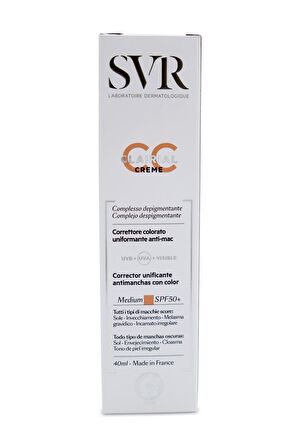 Svr Clarial Cc Medium Spf 50+ Creme 40 Ml