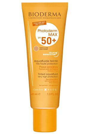 Bioderma Photoderm Max 50+ Faktör Matlaştırıcı Hassas Ciltler İçin Renkli Yüz Güneş Koruyucu Krem 40 ml