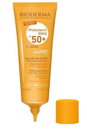 Bioderma Photoderm Max 50+ Faktör Matlaştırıcı Hassas Ciltler İçin Renkli Yüz Güneş Koruyucu Krem 40 ml