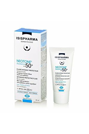 Isis Pharma Neotone Radiance 50+ Faktör Leke Karşıtı Renksiz Yüz Güneş Koruyucu Krem 30 ml