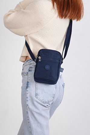 ROSA Krinkıl Kumaş Unisex Çapraz Çanta