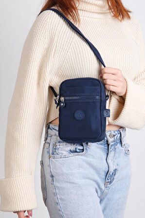 ROSA Krinkıl Kumaş Unisex Çapraz Çanta