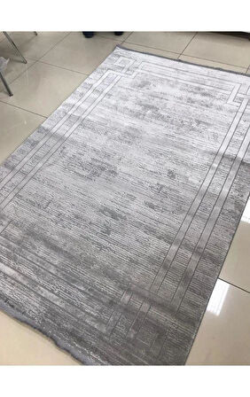 Merinos Halı Bamboo Lavi 34666 095 Serisi Bambu İplik Salon Oturma Odası Halısı