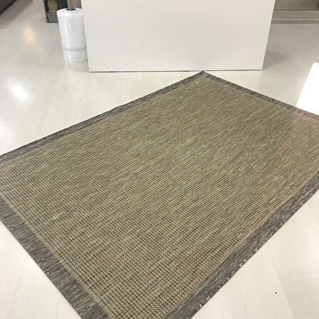 Halıcı Mustafa Jüt Sisal Halı 9509 Bej Kahve Serisi Salon Oturma Yatak Odası Halısı