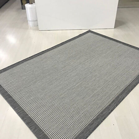 Halıcı Mustafa Jüt Sisal Halı 9213 Gri Serisi Salon Oturma Yatak Odası Halısı
