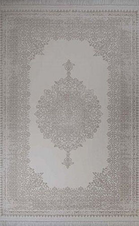 Gabardin Alessa 8011 Krem Serisi Triko Akrilik Salon Oturma Yatak Odası Halısı