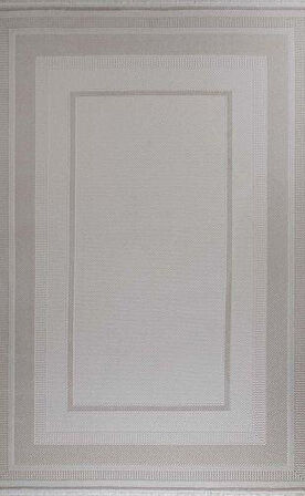 Gabardin Alessa 8002 Krem Serisi Triko Akrilik Salon Oturma Yatak Odası Halısı