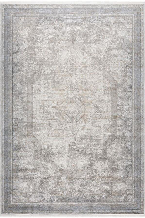Pastel Halı Kratos 75966-30 Gri Gri Akrilik Salon Oturma Yatak Odası Halısı