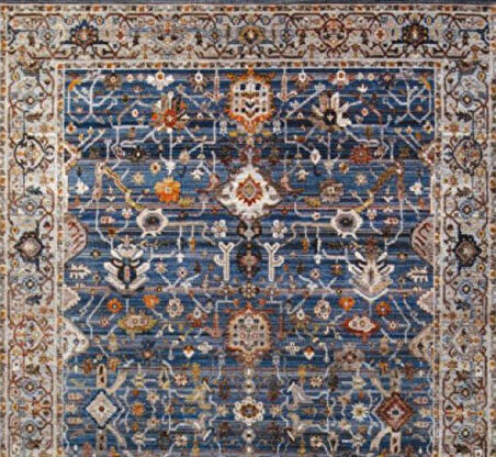 Gabardin Halı 7/24 Serisi 0727 Lacivert Salon Oturma Yatak Odası Halısı