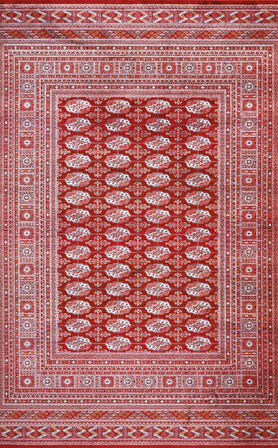 Gabardin Halı 7/24 Serisi 235 Bordo Salon Oturma Yatak Odası Halısı