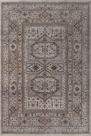 Gabardin Halı 7/24 Serisi 1481 Kemik Salon Oturma Yatak Odası Halısı