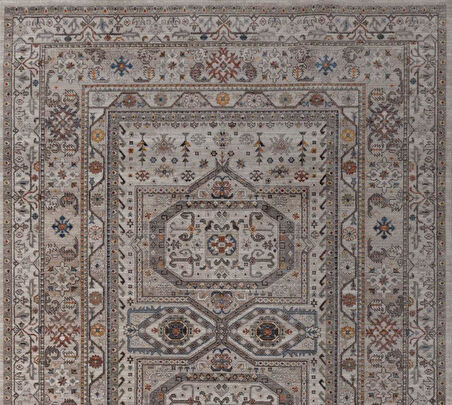 Gabardin Halı 7/24 Serisi 1481 Kemik Salon Oturma Yatak Odası Halısı