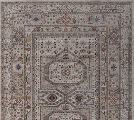 Gabardin Halı 7/24 Serisi 1481 Kemik Salon Oturma Yatak Odası Halısı