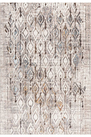 Pastel Halı Discovery 1496A Kemik Bej Salon Oturma Yatak Odası Halısı