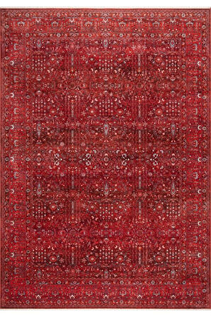 Pastel Halı Discovery 1393A Kırmızı Salon Oturma Yatak Odası Halısı