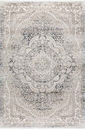 Pastel Halı Kratos 75965-30 Bej Gri Akrilik Salon Oturma Yatak Odası Halısı