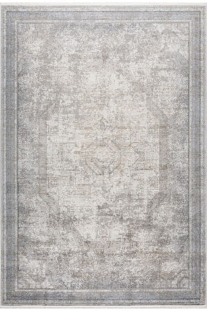 Pastel Halı Kratos 75966-30 Gri Akrilik Salon Oturma Yatak Odası Halısı