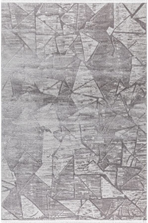 Pastel Halı Almira D152D Gri Akrilik Salon Oturma Yatak Odası Halısı