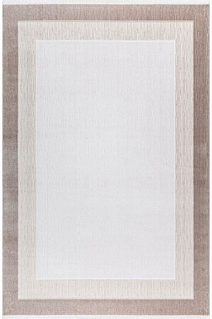 Pastel Halı Almira D164B Krem Vizon Akrilik Salon Oturma Yatak Odası Halısı