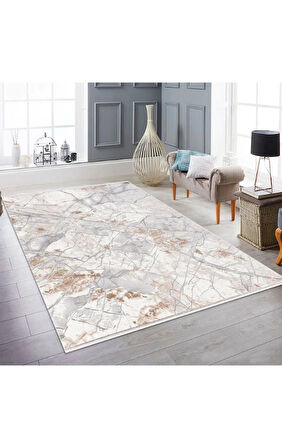 Merinos Halı Therapy 19119 080 Serisi Akrilik Salon Oturma Yatak Odası Halısı