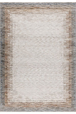 Pastel Halı Petra E131B Krem Bej Salon Oturma Yatak Odası Halısı