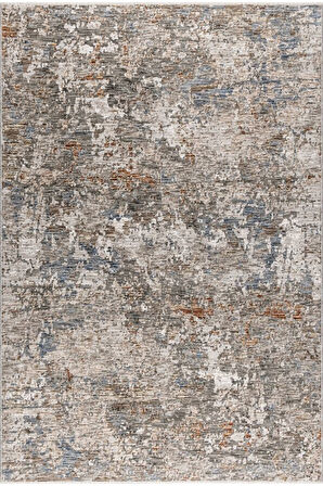 Pastel Halı Petra E923A Vizon Gri Salon Oturma Yatak Odası Halısı