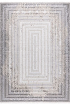 Pastel Halı Moda 31660A Gri Serisi Salon Oturma Yatak Odası Halısı