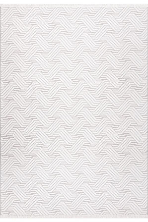 Pastel Halı Zena 406A Krem Gri Serisi Akrilik Salon Oturma Yatak Odası Halısı